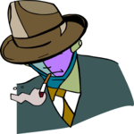 Mysterious Man Clip Art