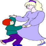 Mother & Child Dancing