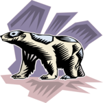 Bear - Polar 03 Clip Art