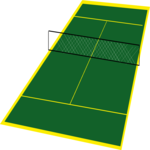 Tennis - Court 2 Clip Art