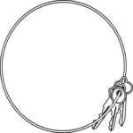 Keys Frame Clip Art