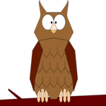 Owl 01 Clip Art