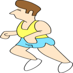 T & F - Runner 03 Clip Art