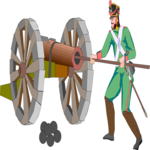 Soldier with Cannon