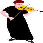 Violinist 10 Clip Art