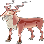 Mountain Goat 04 Clip Art