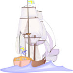 Ship 094 Clip Art