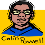 Colin Powell Clip Art