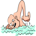 Swimmer 01 Clip Art