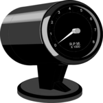 RPM Gauge 2 Clip Art