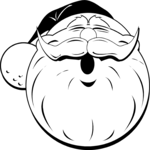 Santa Face 30 Clip Art