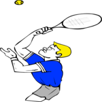 Tennis 021 Clip Art