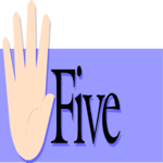 Title - Five Clip Art