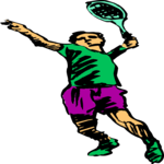 Tennis 1 Clip Art