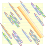 School Supplies Background