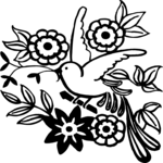 Bird & Flower Design