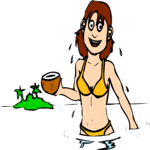 Swimmer 07 Clip Art