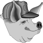 Pig 01 Clip Art