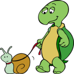 Turtle & Snail Clip Art