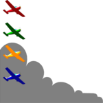 Plane Border Clip Art