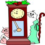 Father Time & Baby 5