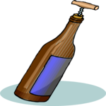 Wine Bottle 32 Clip Art