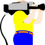 Camera Operator 1 Clip Art