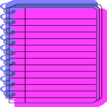 Notebook 12 Clip Art