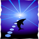 Dolphin - Graphic 1 Clip Art