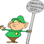 Caution - Santa Crossing