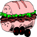 Sandwich - Submarine 16 Clip Art