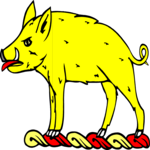 Boar - Stantant Clip Art