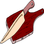 Knife & Chopping Board