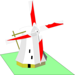 Windmill 05 Clip Art