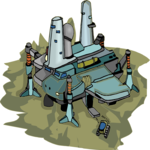 Space Lander Clip Art