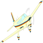 Prop Plane 12 Clip Art