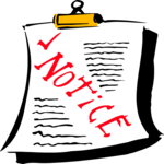 Notice