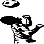 Soccer - Player 08 Clip Art