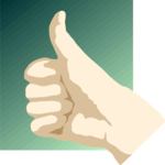 Thumbs Up 02 Clip Art