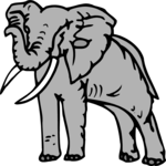 Elephant 12 Clip Art