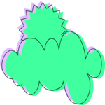 Cloudy 3 Clip Art