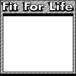 Fit for Life Frame Clip Art