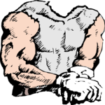 Body Builder - Upper 1 Clip Art