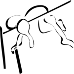T & F - Pole Vaulter 05 Clip Art