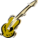 Guitar - Electric 09 Clip Art