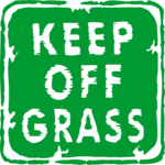 Keep Off Grass Clip Art
