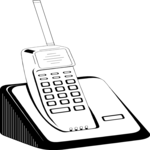 Telephone - Cordless 2 Clip Art