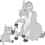 Goat - Father Clip Art