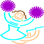 Cheerleader 09 Clip Art