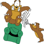 Bear Playing Horn